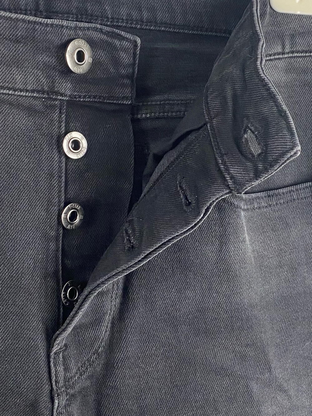 G-Star Raw 3301 Straight Tapered Jean | Black/Gray Wash - Picture 10 of 16